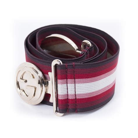 gucci elastic belt|women authentic Gucci belt.